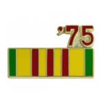 Vietnam Service Ribbon with 75 Pin