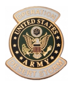 Operation Desert Storm Army Pin