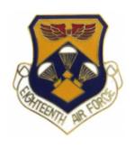Eighteenth Air Force Pin