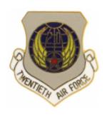 Twentieth Air Force Pin