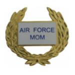 Air Force Mom Wreath Pin