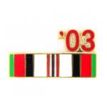 Afghanistan Service Ribbon with 03' Pin