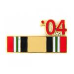 Iraqi Service Ribbon with 04' Pin