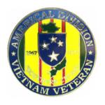 Vietnam Veteran  Americal Division Pin