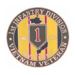 Vietnam Veteran 1st Infantry Division Pin