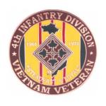 Vietnam Veteran 4th Infantry Division Pin
