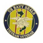 US Navy Seals Vietnam Veteran Pin