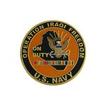 Navy Operation Iraqi Freedom On Duty Challenge Coin