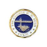 USS George H. W. Bush CVN-77 Challenge Coin