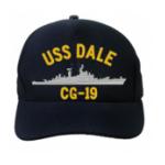 USS Dale CG-19 Cap (Dark Navy) (Direct Embroidered)