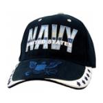 US Navy Cap with Stars on Visor (Dark Navy)