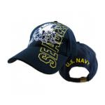 US Navy Seabees Vertical Cap (Dark Navy)