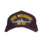 USS Missouri BB-63 Cap (Dark Navy)