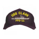 USS Clark FFG-11 Cap (Dark Navy) (Direct Embroidered)