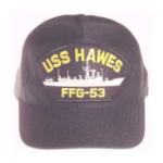 USS Hawes FFG-53 Cap (Dark Navy) (Direct Embroidered)
