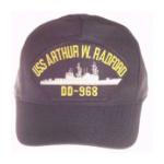 USS Arthur W. Radford DD-968 Cap (Dark Navy) (Direct Embroidered)