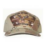 Operation Desert Storm Veteran Cap with Flag and Eagle (Desert Camo)