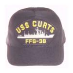 USS Curts FFG-38 Cap (Dark Navy) (Direct Embroidered)