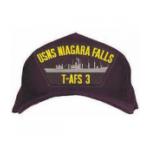 USNS Niagara Falls T-AFS 3 Cap (Dark Navy) (Direct Embroidered)