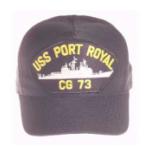 USS Port Royal CG-73 Cap (Dark Navy) (Direct Embroidered)