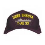 USNS Shasta T-AE 33 Cap (Dark Navy) (Direct Embroidered)