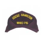 USCGC Hamilton WHEC-715 Cap Letters Only (Dark Navy) (Direct Embroidered)