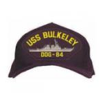 USS Bulkeley DDG-84 Cap (Dark Navy) (Direct Embroidered)