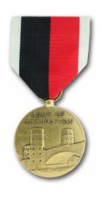 WWII Army of Occupation Medal (Full Size)