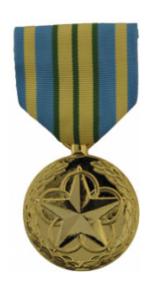 Outstanding Volunteer Service Anodized Medal (Full Size)