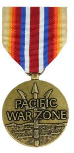 Merchant Marine Pacific War Zone Medal (Full Size)