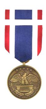 American Defense Service Commemorative Medal & Ribbon Cased