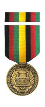 Liberation of Afghanistan Commemorative Medal & Ribbon Cased