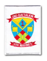 2nd Battalion / 5th Marines Patch (Square)