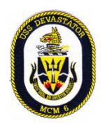 Navy Mine Warfare Ship Patches (MCM, MCS, MHC, MSO, AMc, YMS)