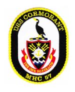 USS Cormorant MHC-67 Ship Patch