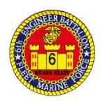 6th Marine Engineer Battalion Patch