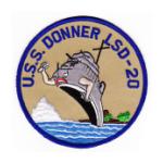 USS Donner LSD-20 Ship Patch