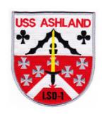 USS Ashland LSD-1 Ship Patch
