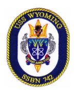 USS Wyoming SSBN-742 Patch