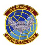 Air Force Rescue Squadron Patches