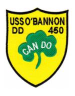USS O'Bannon DD-450 Ship Patch