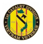 Vietnam Veteran 1st Cavalry Division Pin