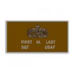 U.S. Air Force Tan Leather Flight Badge