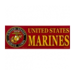 Marine Corps Bumper Sticker with Crest