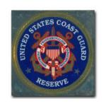 Coast Guard Reserve Bumper Sticker with Crest
