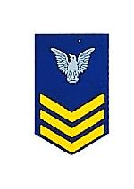 US Navy E-6 First Class (Gold) Outside Window Decal