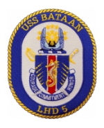USS Bataan LHD-5 Ship Patch