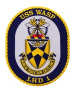 USS Wasp LHD-1 Ship Patch