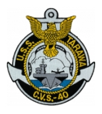 USS Tarawa CVS 40 Ship Patch