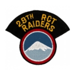 29th Regimental Combat Team Patch